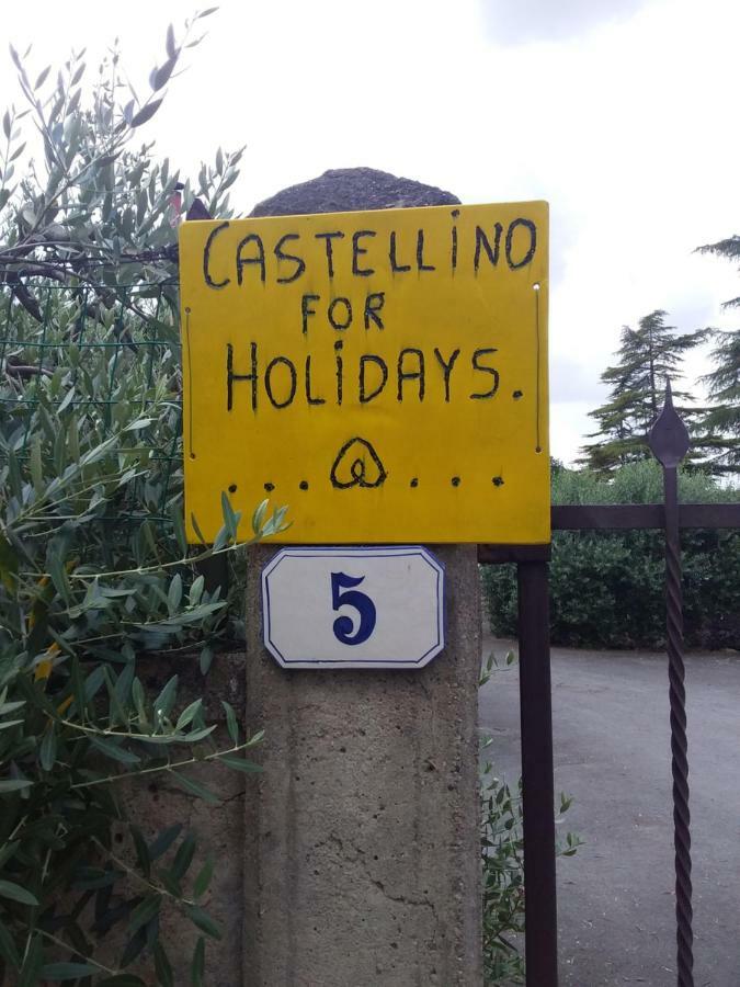 Castellino4Holidays Monteriggioni Buitenkant foto